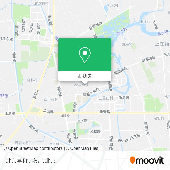 北京嘉和制衣厂地图