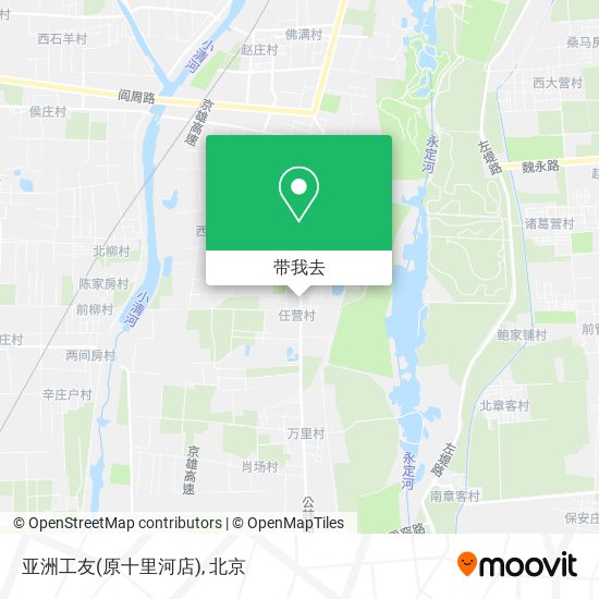 亚洲工友(原十里河店)地图