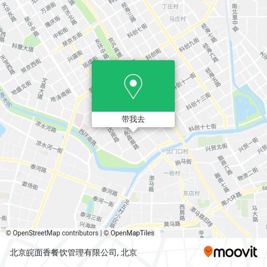 北京皖面香餐饮管理有限公司地图