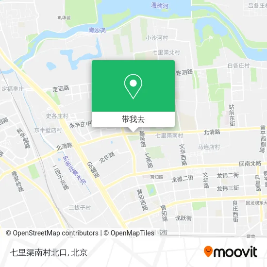 七里渠南村北口地图