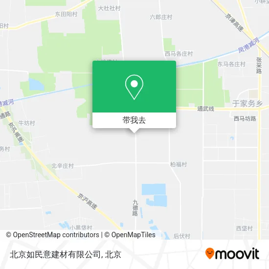 北京如民意建材有限公司地图
