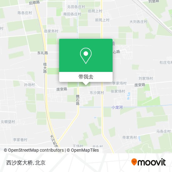 西沙窝大桥地图