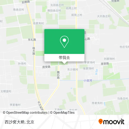 西沙窝大桥地图