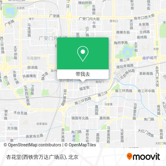 杏花堂(西铁营万达广场店)地图
