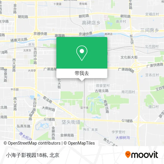 小海子影视园18栋地图
