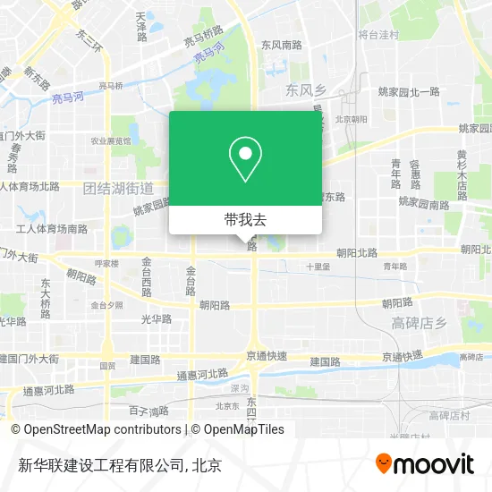 新华联建设工程有限公司地图