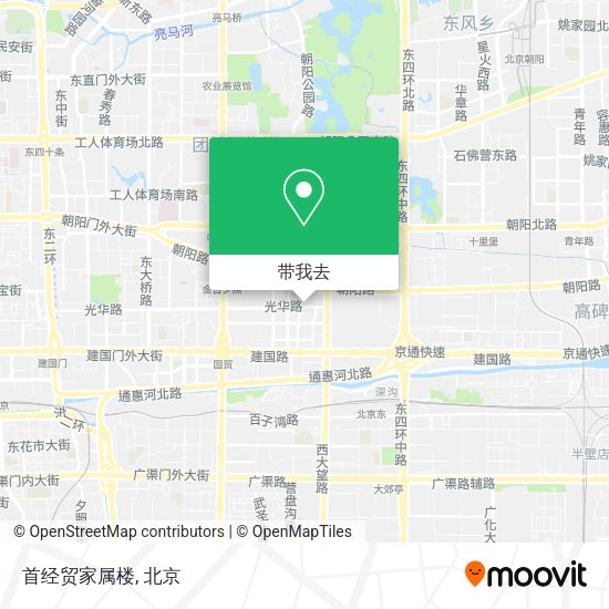 首经贸家属楼地图