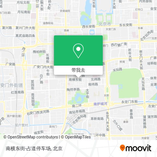 南横东街-占道停车场地图