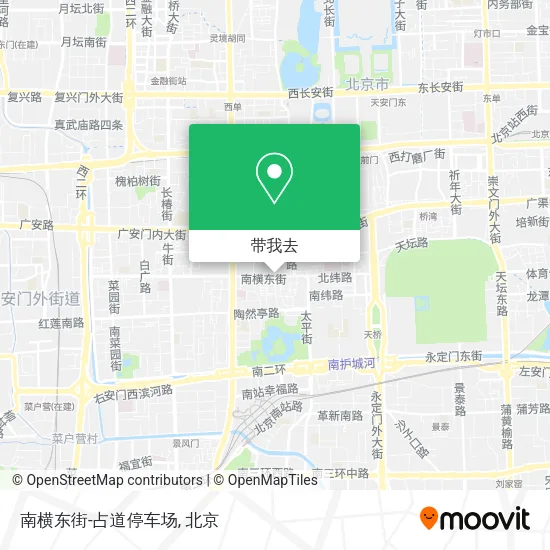 南横东街-占道停车场地图