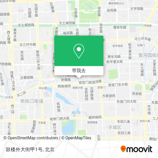 鼓楼外大街甲1号地图