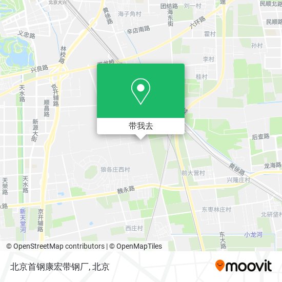 北京首钢康宏带钢厂地图