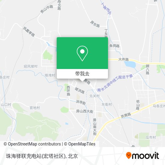 珠海驿联充电站(宏塔社区)地图