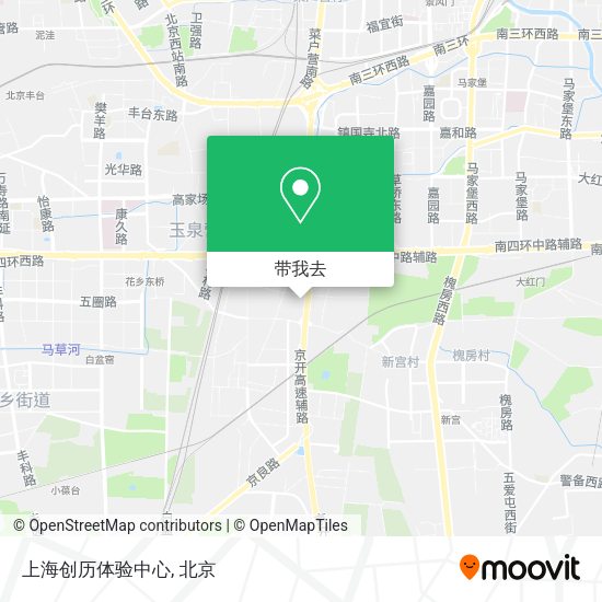 上海创历体验中心地图