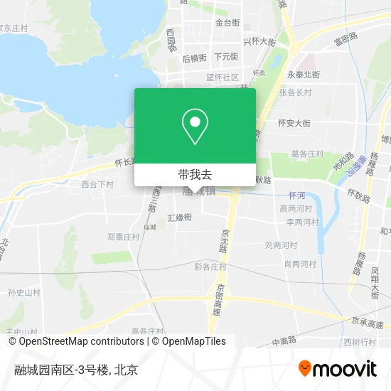 融城园南区-3号楼地图