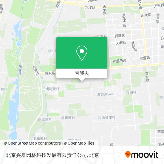 北京兴群园林科技发展有限责任公司地图