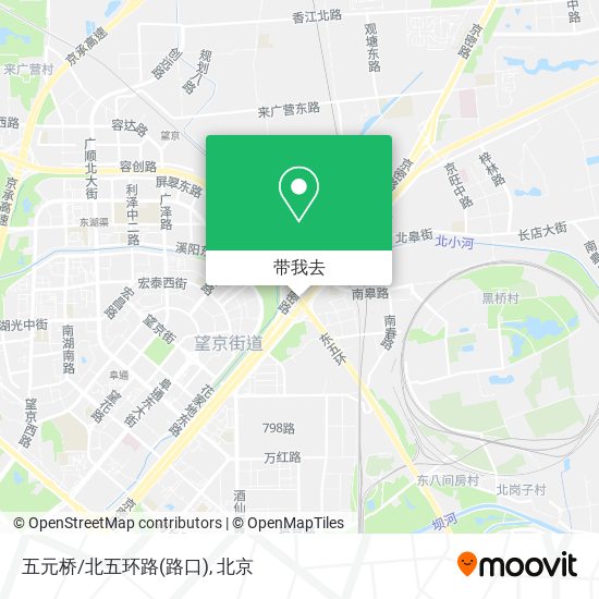 五元桥/北五环路(路口)地图
