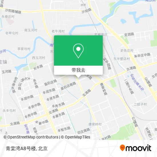 青棠湾A8号楼地图