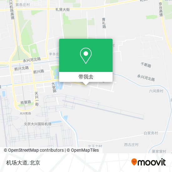 机场大道地图