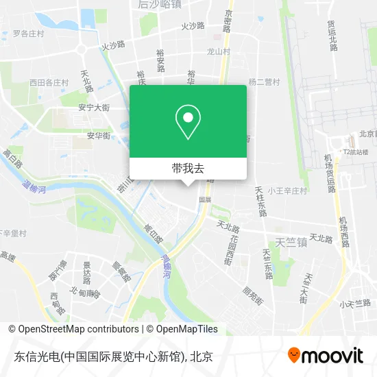 东信光电(中国国际展览中心新馆)地图