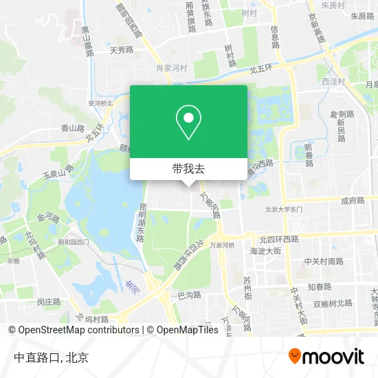 中直路口地图