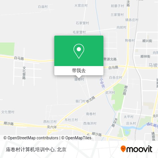 庙卷村计算机培训中心地图