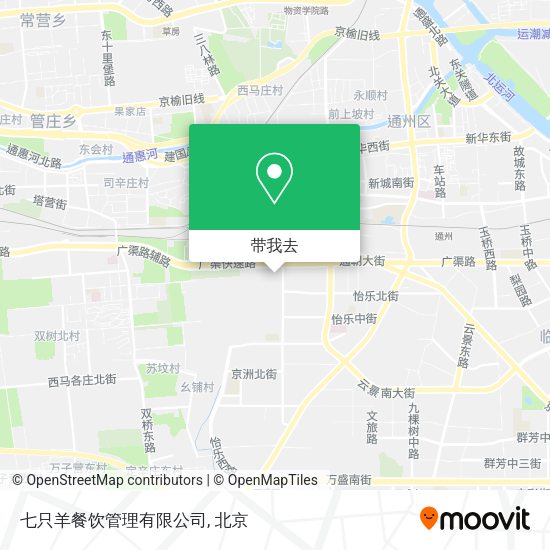 七只羊餐饮管理有限公司地图
