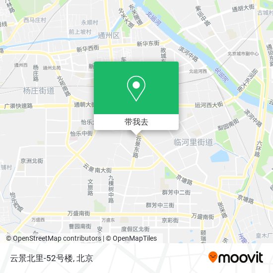 云景北里-52号楼地图