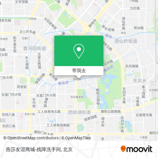 燕莎友谊商城-残障洗手间地图