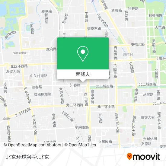 北京环球兴学地图