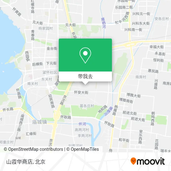 山霞华商店地图