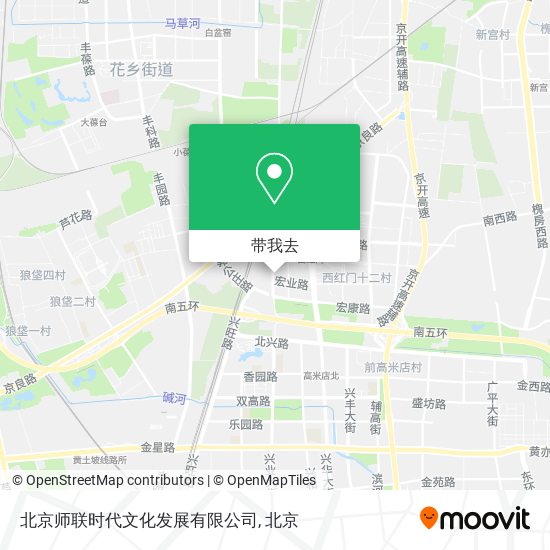 北京师联时代文化发展有限公司地图