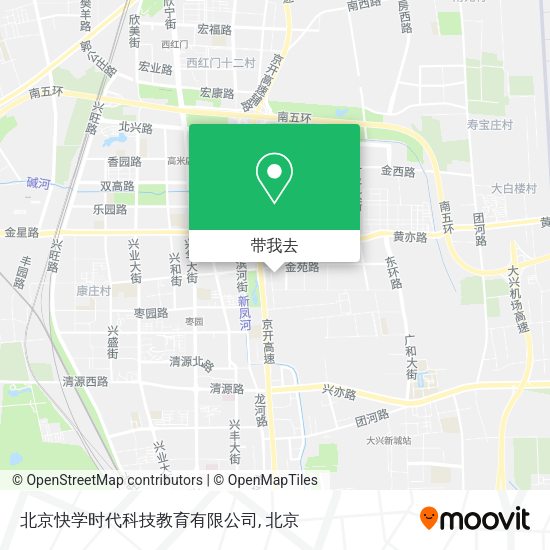 北京快学时代科技教育有限公司地图