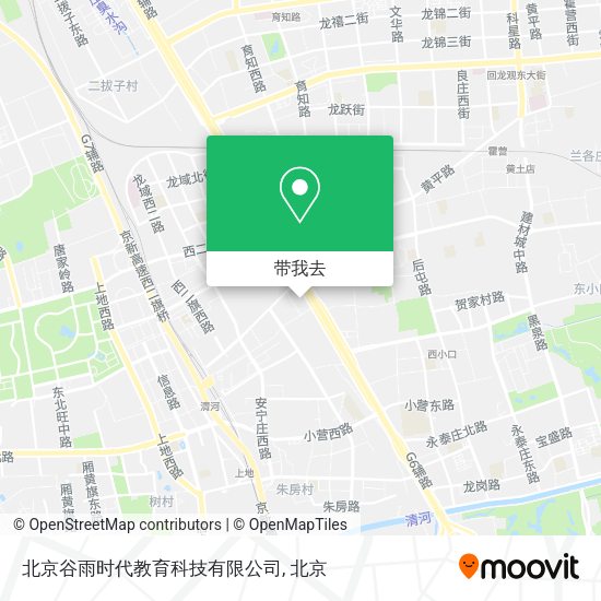 北京谷雨时代教育科技有限公司地图