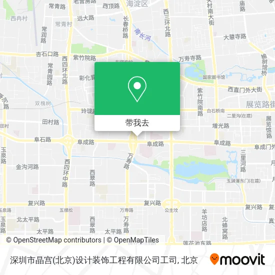 深圳市晶宫(北京)设计装饰工程有限公司工司地图