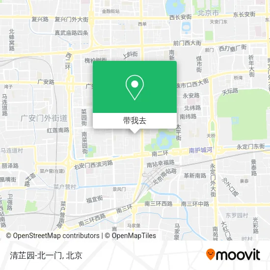 清芷园-北一门地图