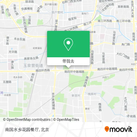 南国水乡花园餐厅地图