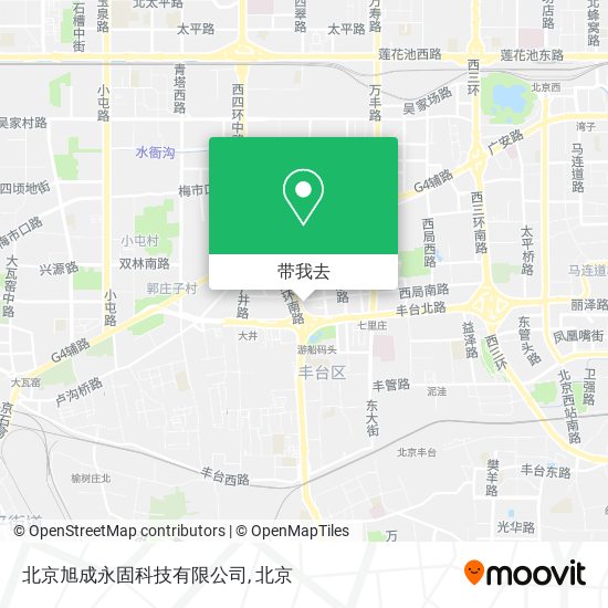 北京旭成永固科技有限公司地图