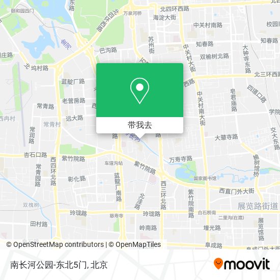 南长河公园-东北5门地图