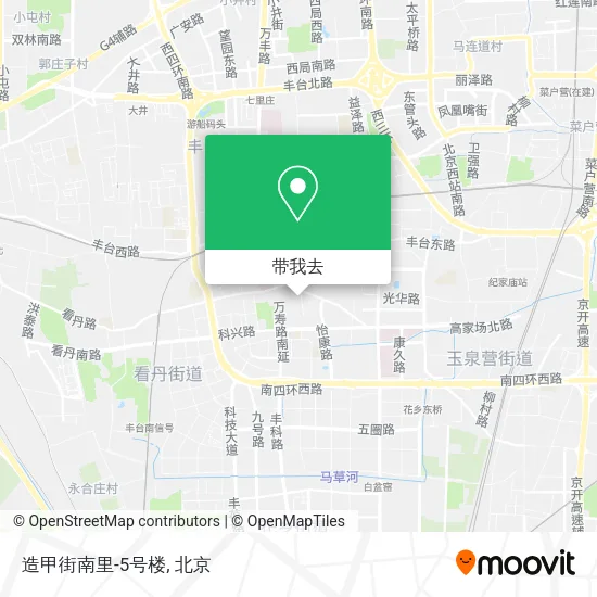 造甲街南里-5号楼地图