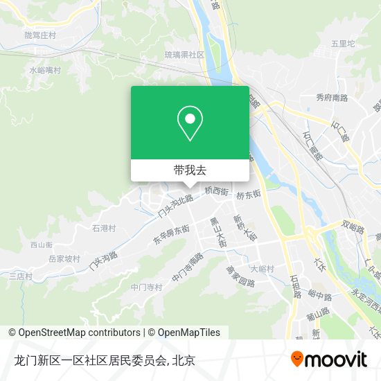 龙门新区一区社区居民委员会地图