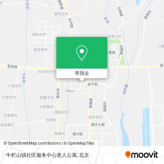 牛栏山镇社区服务中心老人公寓地图