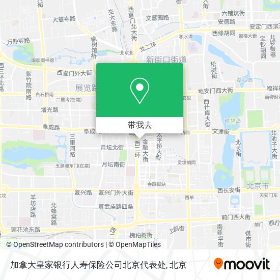 加拿大皇家银行人寿保险公司北京代表处地图