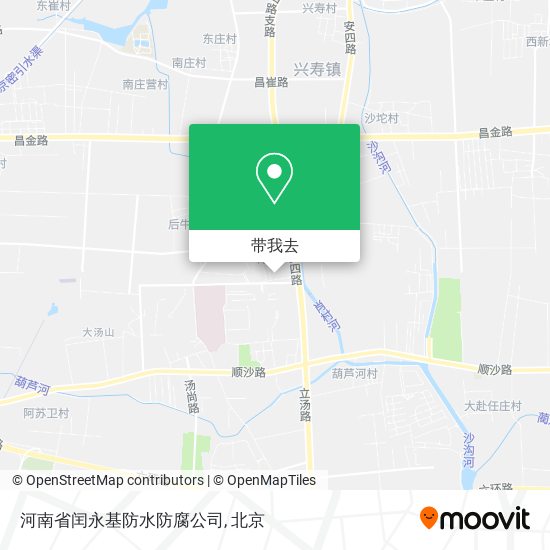 河南省闰永基防水防腐公司地图