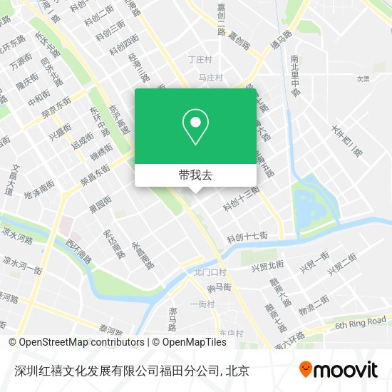 深圳红禧文化发展有限公司福田分公司地图