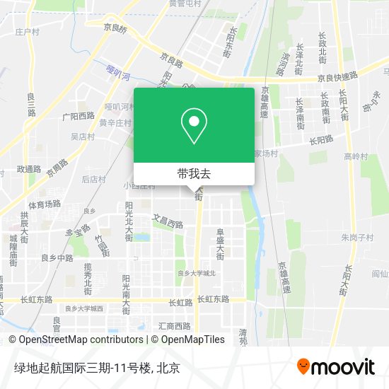 绿地起航国际三期-11号楼地图
