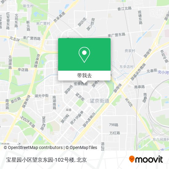 宝星园小区望京东园-102号楼地图