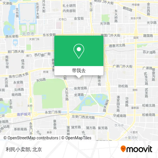 利民小卖部地图