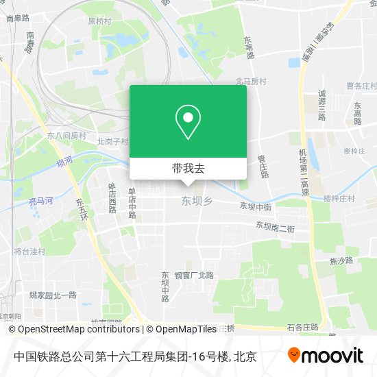 中国铁路总公司第十六工程局集团-16号楼地图