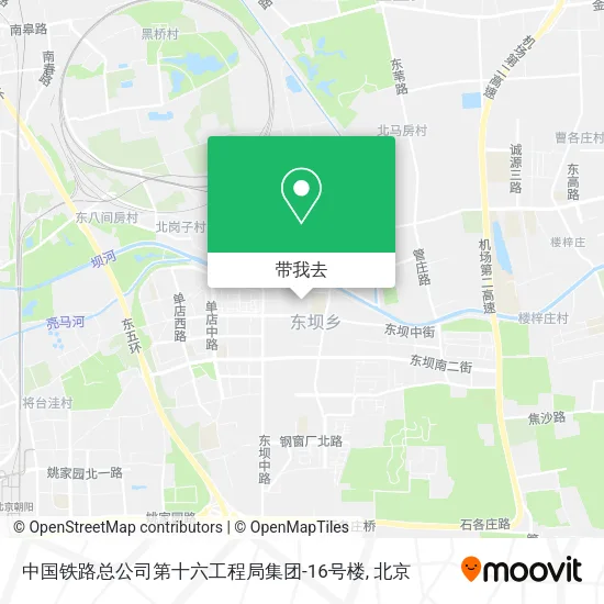 中国铁路总公司第十六工程局集团-16号楼地图
