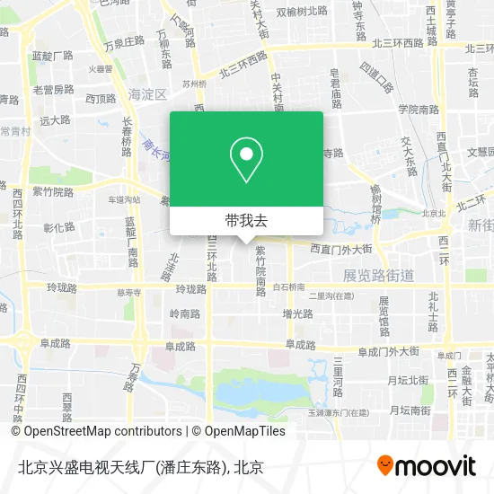 北京兴盛电视天线厂(潘庄东路)地图
